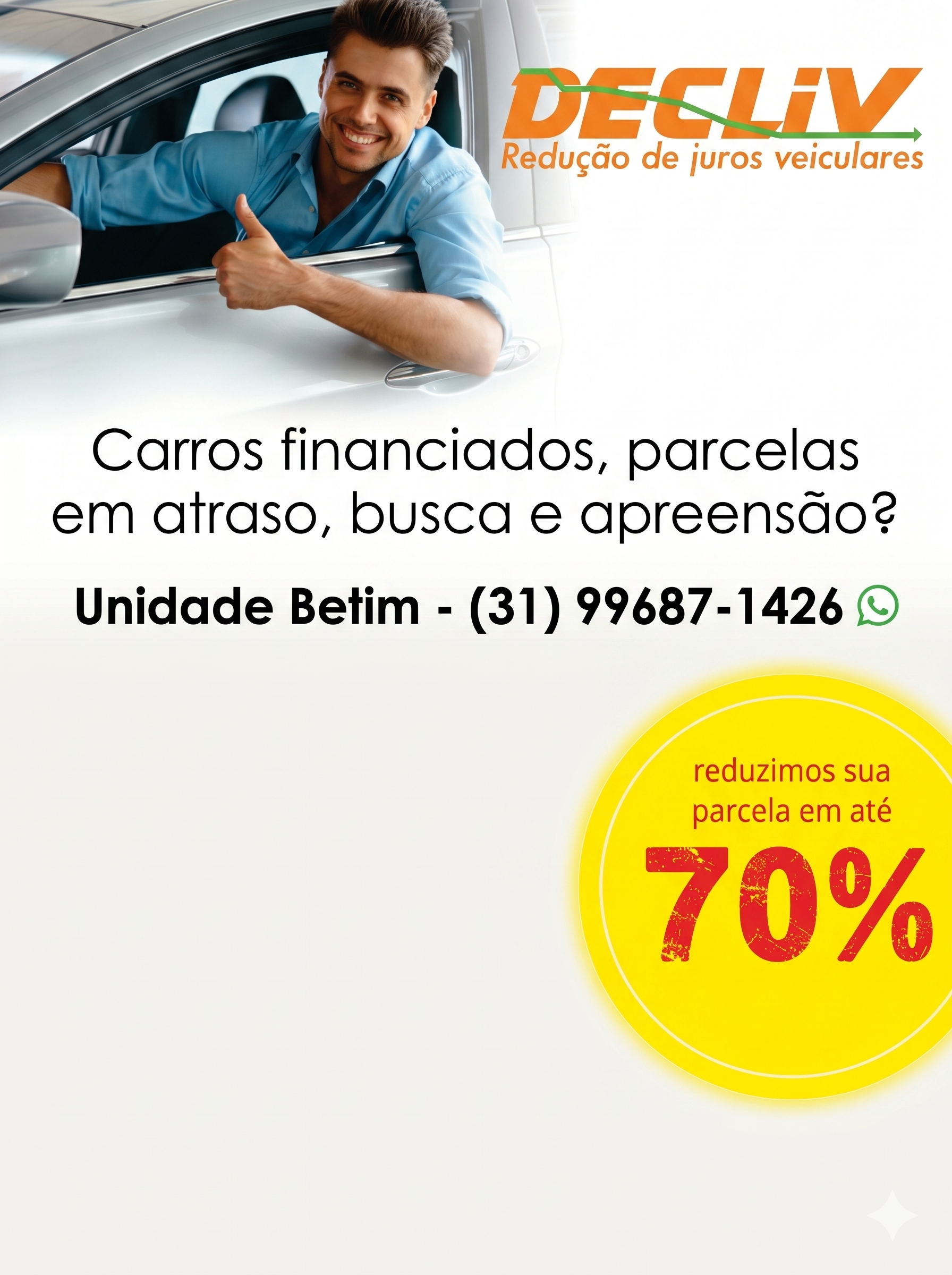 Decliv — Redução de juros veiculares